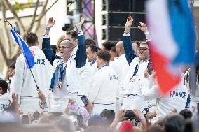 Parade Of French Athletes - Paris