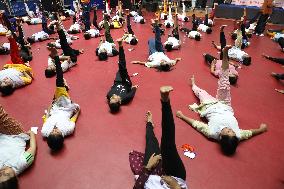 Medical, Paramedical, Nursing College, School & Degree College Students Getting Self Defense Training,In Kolkata, India, On Sept