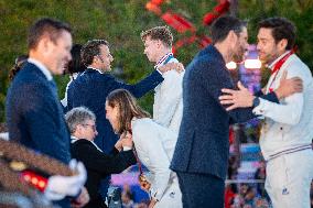 Parade Of French Athletes - Podium - Paris