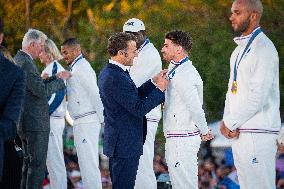 Parade Of French Athletes - Podium - Paris