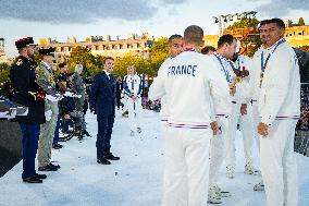 Parade Of French Athletes - Podium - Paris