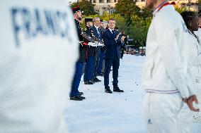 Parade Of French Athletes - Podium - Paris