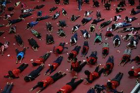 Medical, Paramedical, Nursing College, School & Degree College Students Getting Self Defense Training,In Kolkata, India, On Sept