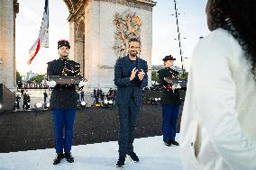 Parade Of French Athletes - Podium - Paris