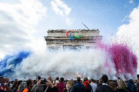 Parade Of French Athletes - Podium - Paris