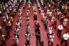 Medical, Paramedical, Nursing College, School & Degree College Students Getting Self Defense Training,In Kolkata, India, On Sept