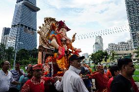 Ganesha Chaturthi Festival Celebration In Bangkok.