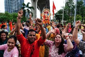 Ganesha Chaturthi Festival Celebration In Bangkok.