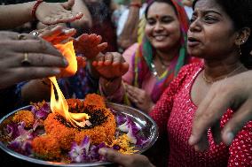 Ganesha Chaturthi Festival Celebration In Bangkok.