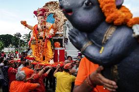 Ganesha Chaturthi Festival Celebration In Bangkok.