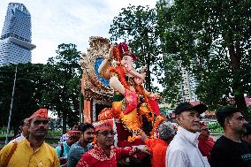 Ganesha Chaturthi Festival Celebration In Bangkok.