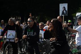 Bike Demo For Mahsa Amini In Cologne