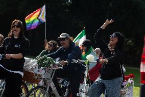 Bike Demo For Mahsa Amini In Cologne