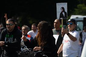 Bike Demo For Mahsa Amini In Cologne