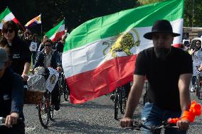 Bike Demo For Mahsa Amini In Cologne