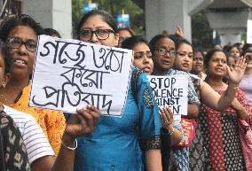 Doctors, Medical Workers, And Citizens Protest Over The Rape And Murder Case Of A Woman Doctor In Kolkata, India