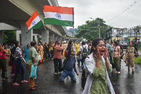 Doctors, Medical Workers, And Citizens Protest Over The Rape And Murder Case Of A Woman Doctor In Kolkata, India