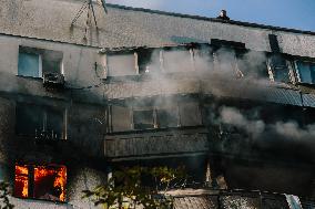 Consequences Of The Russian Air Strike On Kharkiv