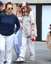 Drew Barrymore And Kids Out On A Sunny Day- NYC