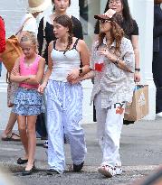 Drew Barrymore And Kids Out On A Sunny Day- NYC