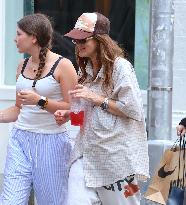 Drew Barrymore And Kids Out On A Sunny Day- NYC