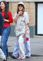 Drew Barrymore And Kids Out On A Sunny Day- NYC