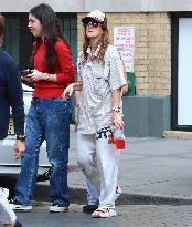 Drew Barrymore And Kids Out On A Sunny Day- NYC