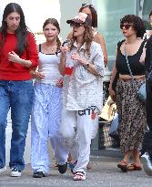 Drew Barrymore And Kids Out On A Sunny Day- NYC