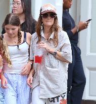 Drew Barrymore And Kids Out On A Sunny Day- NYC