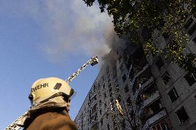 Russians Hit Dergachi - Kharkiv Region