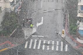 Typhoon Bebika Hit Shanghai