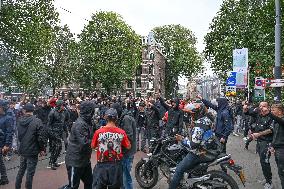 Hundreds Of Ajax Supporters Clash With Police - Amsterdam