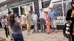 Dedication Of Disney Bros. Cartoon Studio Square In Los Feliz