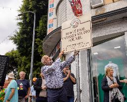 Dedication Of Disney Bros. Cartoon Studio Square In Los Feliz