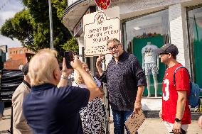 Dedication Of Disney Bros. Cartoon Studio Square In Los Feliz