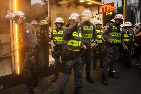 Protest Against Fires And The Climate Situation In São Paulo