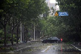 Typhoon Bebinca Hit Shanghai