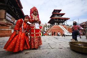 Kumari Pooja In Nepal