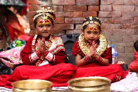 Kumari Pooja In Nepal