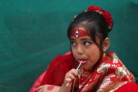 Kumari Pooja In Nepal