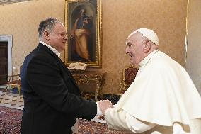 Pope Francis Meets Ambassador Of Israel - Vatican