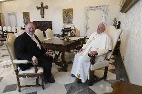 Pope Francis Meets Ambassador Of Israel - Vatican