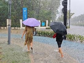 Typhoon Bebinca Lashes Shanghai - China