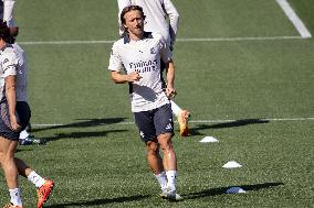 - UEFA Champions League - Champions League 2024/25 League Phase MD1: Real Madrid Training Session and Press Conference