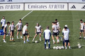 - UEFA Champions League - Champions League 2024/25 League Phase MD1: Real Madrid Training Session and Press Conference