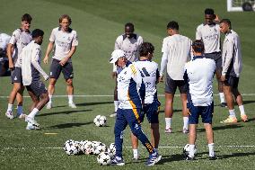 - UEFA Champions League - Champions League 2024/25 League Phase MD1: Real Madrid Training Session and Press Conference