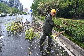 Typhoon Bebinca Hit Taicang