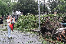 Typhoon Bebinca Hit Taicang