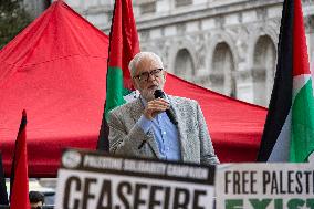 Jeremy Corbyn At A Pro Palestine Rally In London