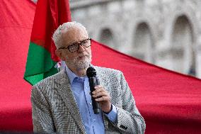 Jeremy Corbyn At A Pro Palestine Rally In London